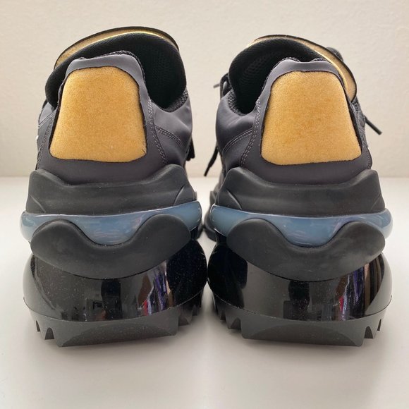 Margiela Retro Fit Nylon Grey Dad Bulky Sneakers - Picture 7 of 10